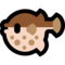 Blowfish emoji on Microsoft